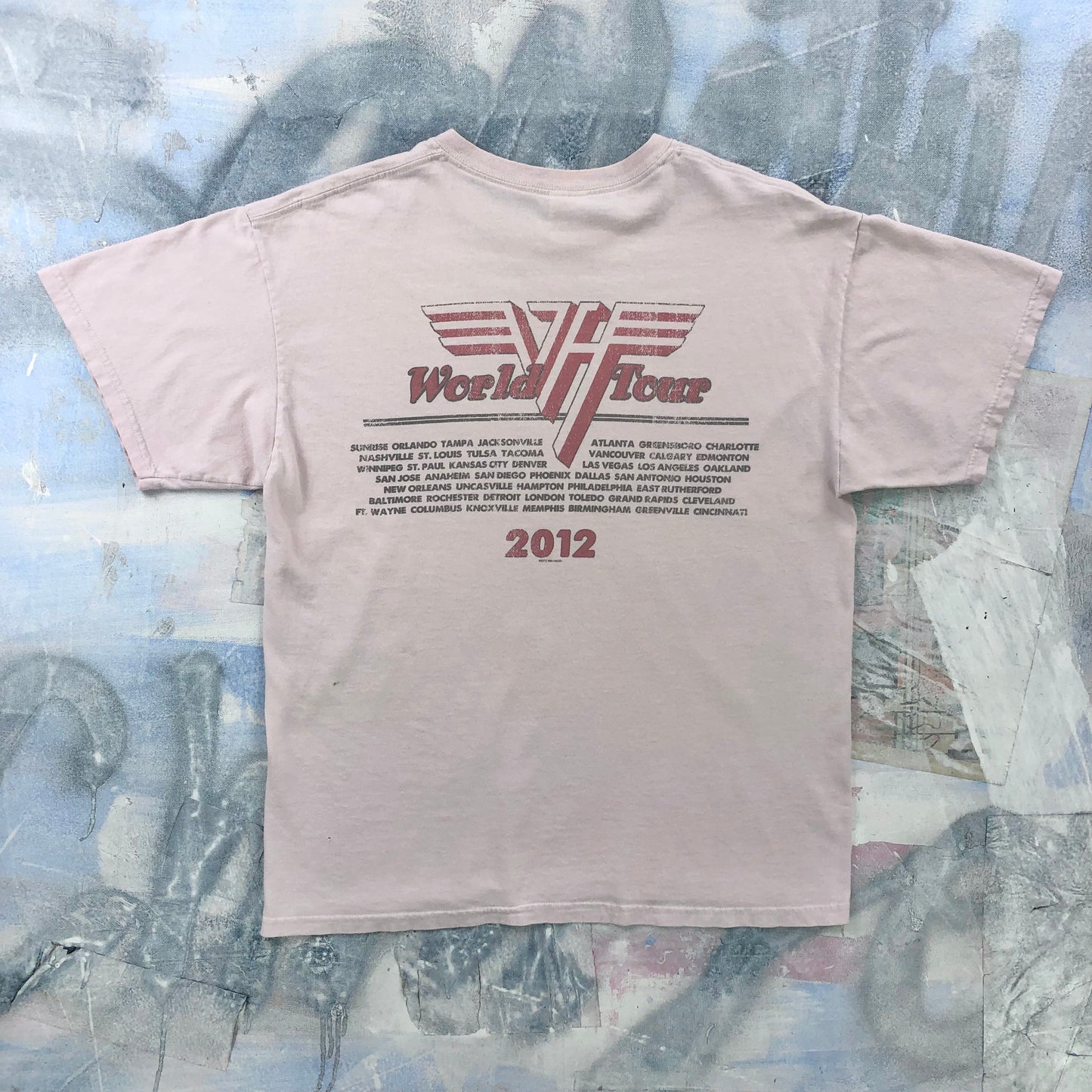Vintage Van Halen 2012 World Tour T Shirt L