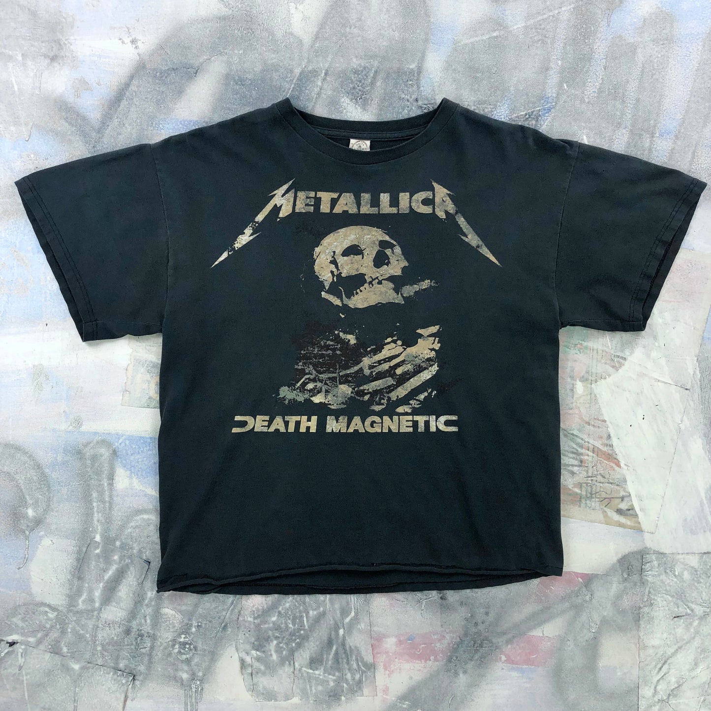 Vintage Metallica Death Magnetic World Magnetic Tour T Shirt M