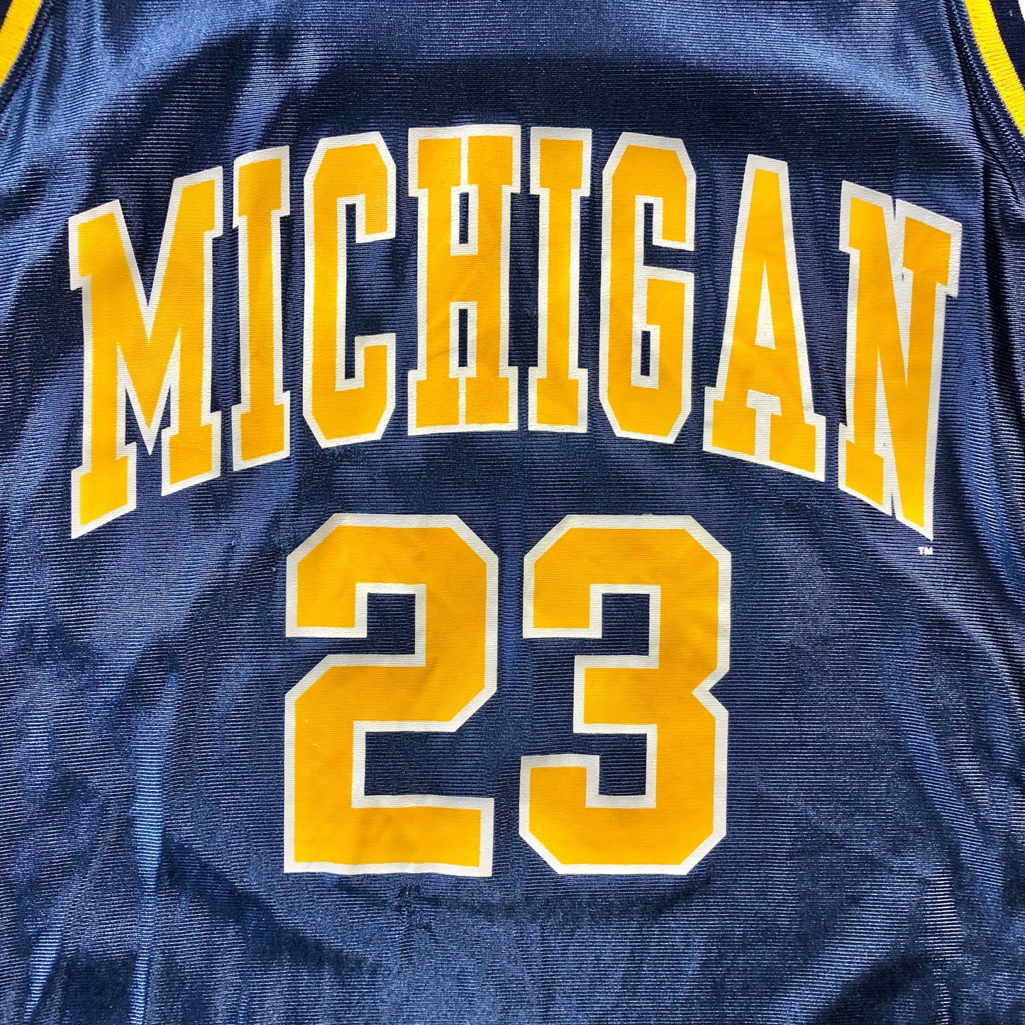 Vintage 90s USA Dodger Michigan State University 23 Basketball Jersey L