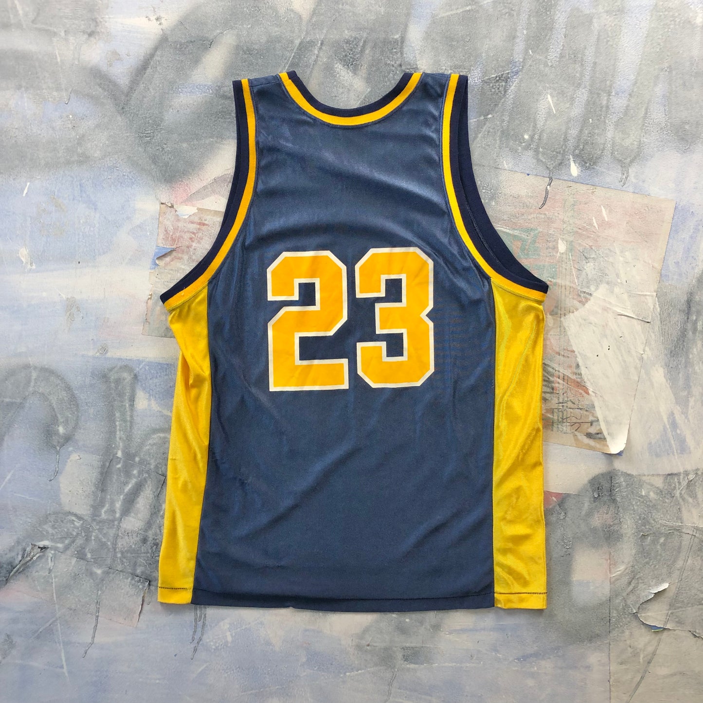 Vintage 90s USA Dodger Michigan State University 23 Basketball Jersey L