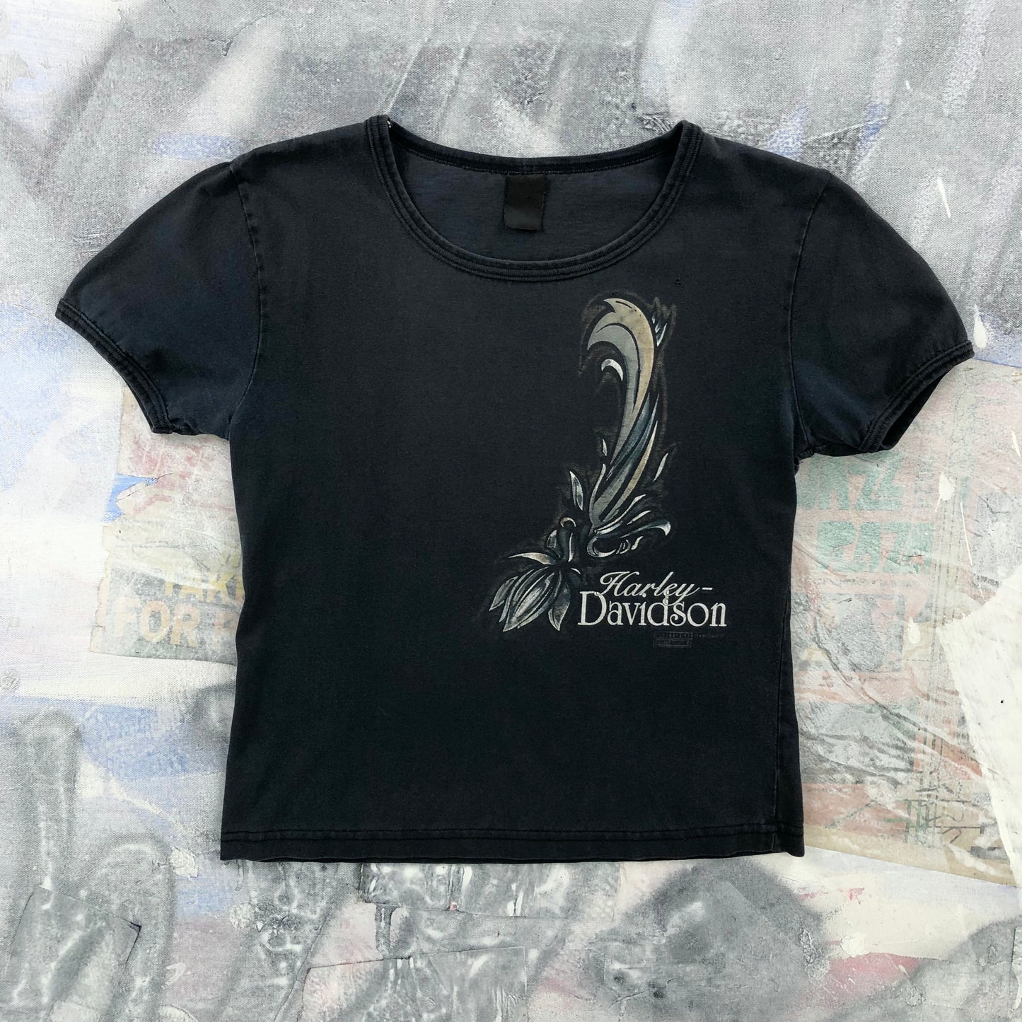 Vintage Harley Davidson Motorcycles Toronto Canada T Shirt L (Womens)