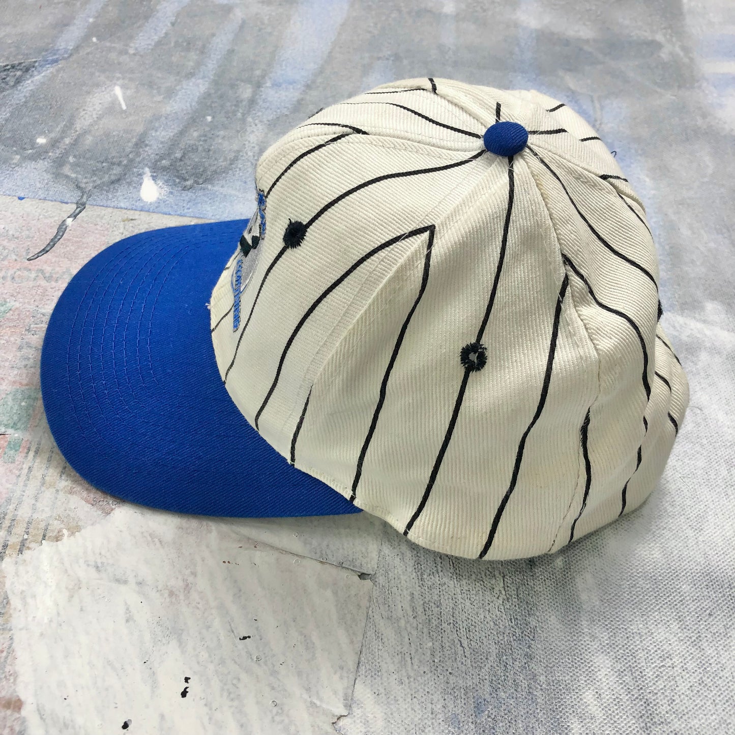 Vintage NHL Tampa Bay Lightning Pin Stripe Snapback Hat