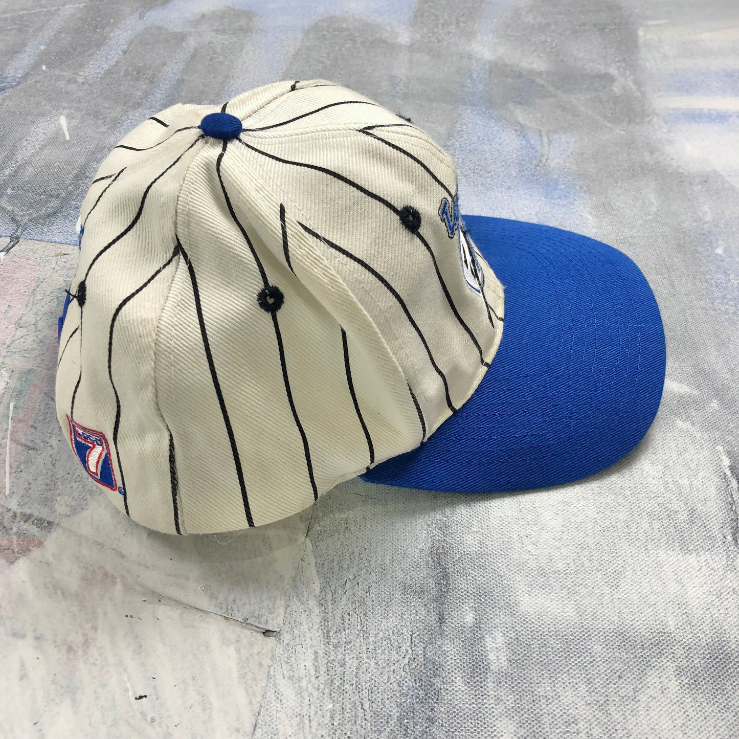 Vintage NHL Tampa Bay Lightning Pin Stripe Snapback Hat