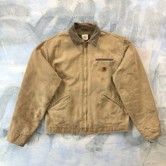 Vintage Carhartt J97 Detroit Blanket Lined Zip Jacket L