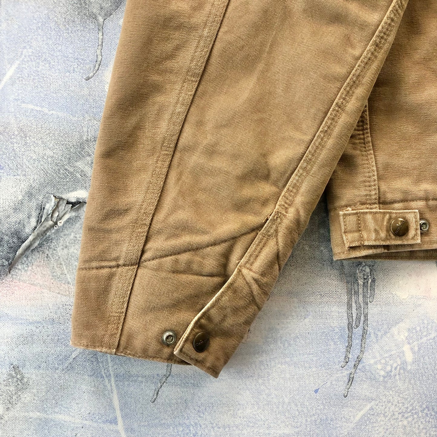 Vintage Carhartt J97 Detroit Blanket Lined Zip Jacket L