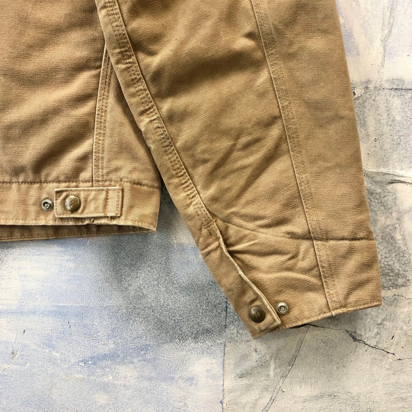 Vintage Carhartt J97 Detroit Blanket Lined Zip Jacket L