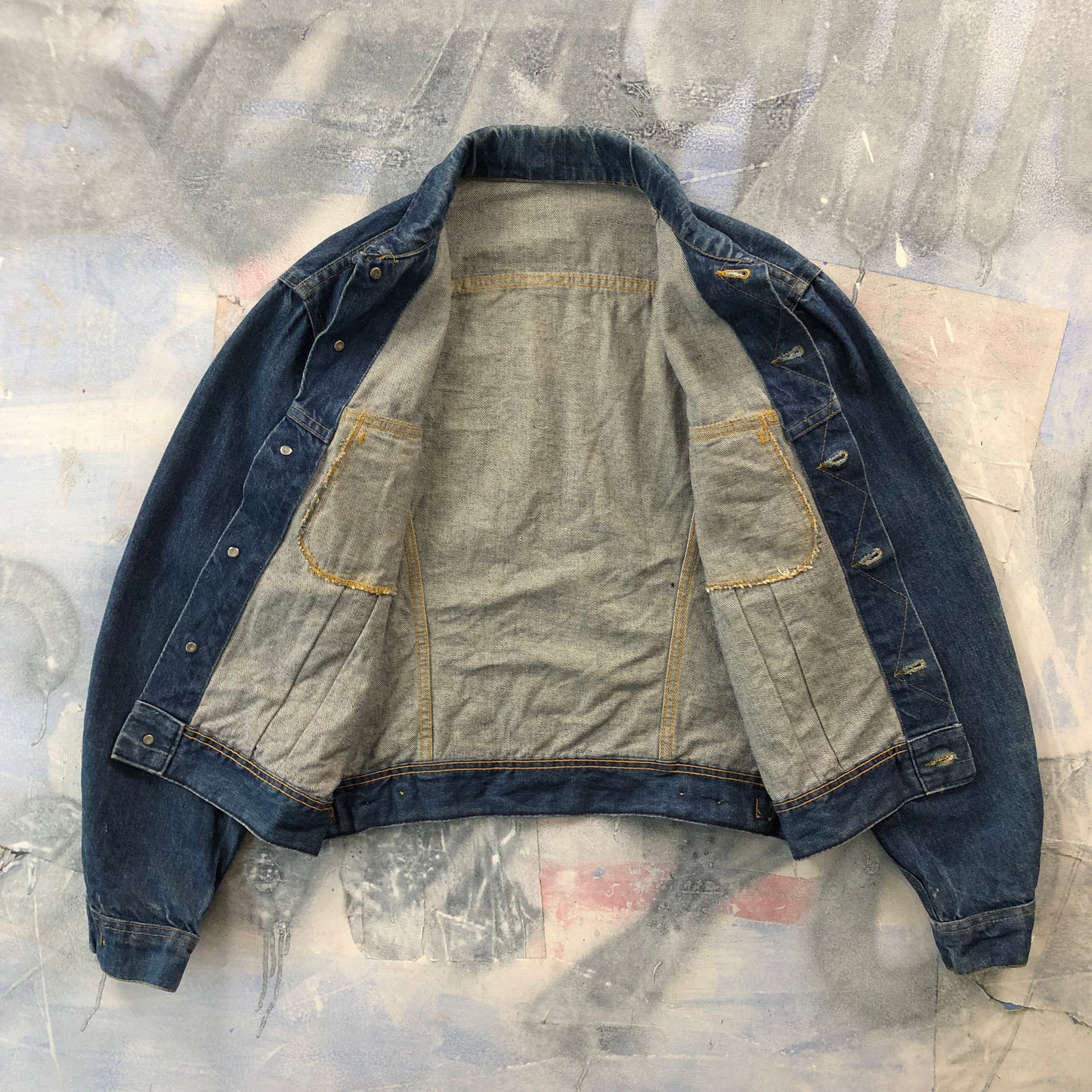 Vintage Lee Riders Denim Button Jacket M