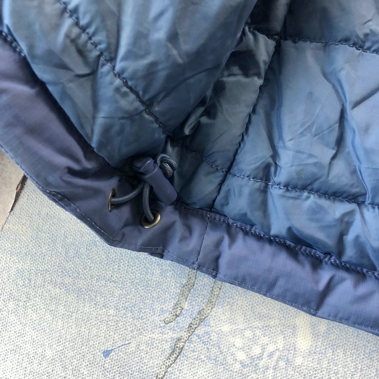 The North Face Dryvent Quilted Lined Hooded Rain Zip Jacket L (Womens)