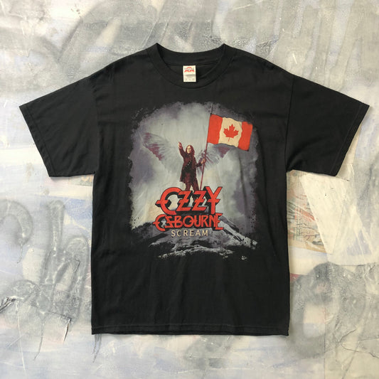 Vintage Ozzy Osbourne Scream Canada 2010 Tour T Shirt L