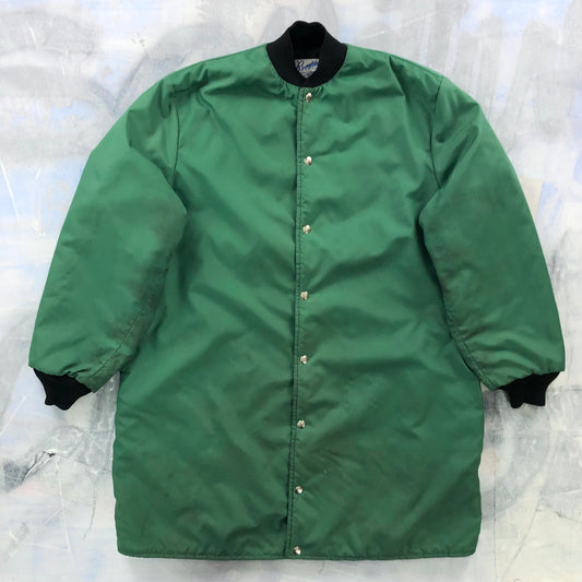 Vintage Three Quarter Quilted Lined Button Sport Jacket XL