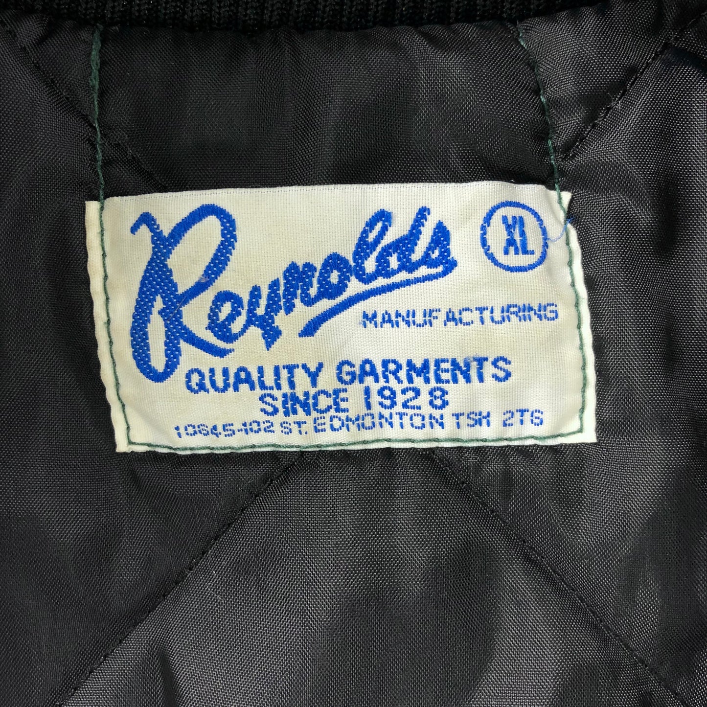 Vintage Three Quarter Quilted Lined Button Sport Jacket XL