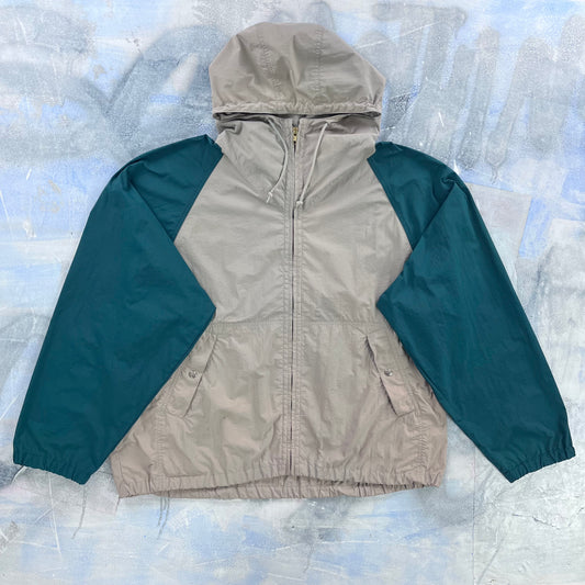 Vintage 80s Polo Ralph Lauren Sport Hooded Windbreaker Zip Jacket L