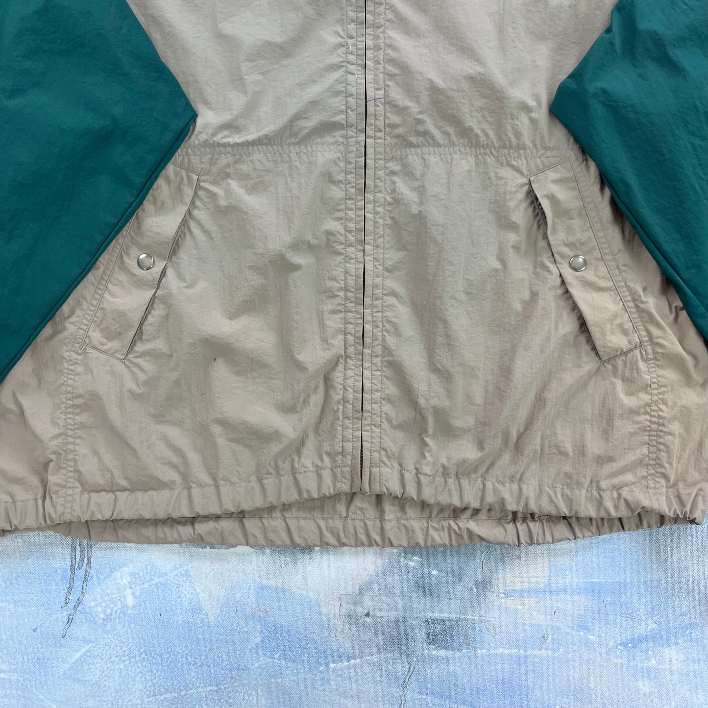 Vintage 80s Polo Ralph Lauren Sport Hooded Windbreaker Zip Jacket L