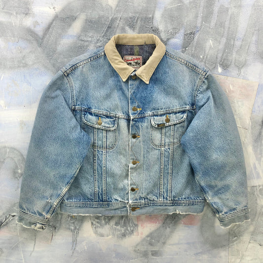 Vintage Lee Storm Rider Denim Button Jacket XL
