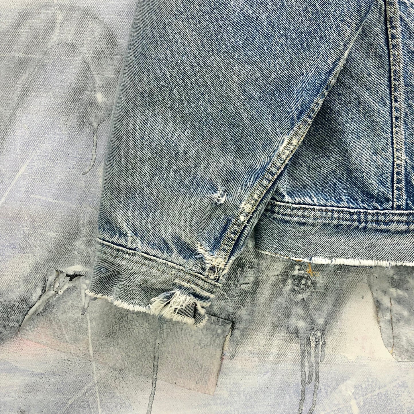 Vintage Lee Storm Rider Denim Button Jacket XL