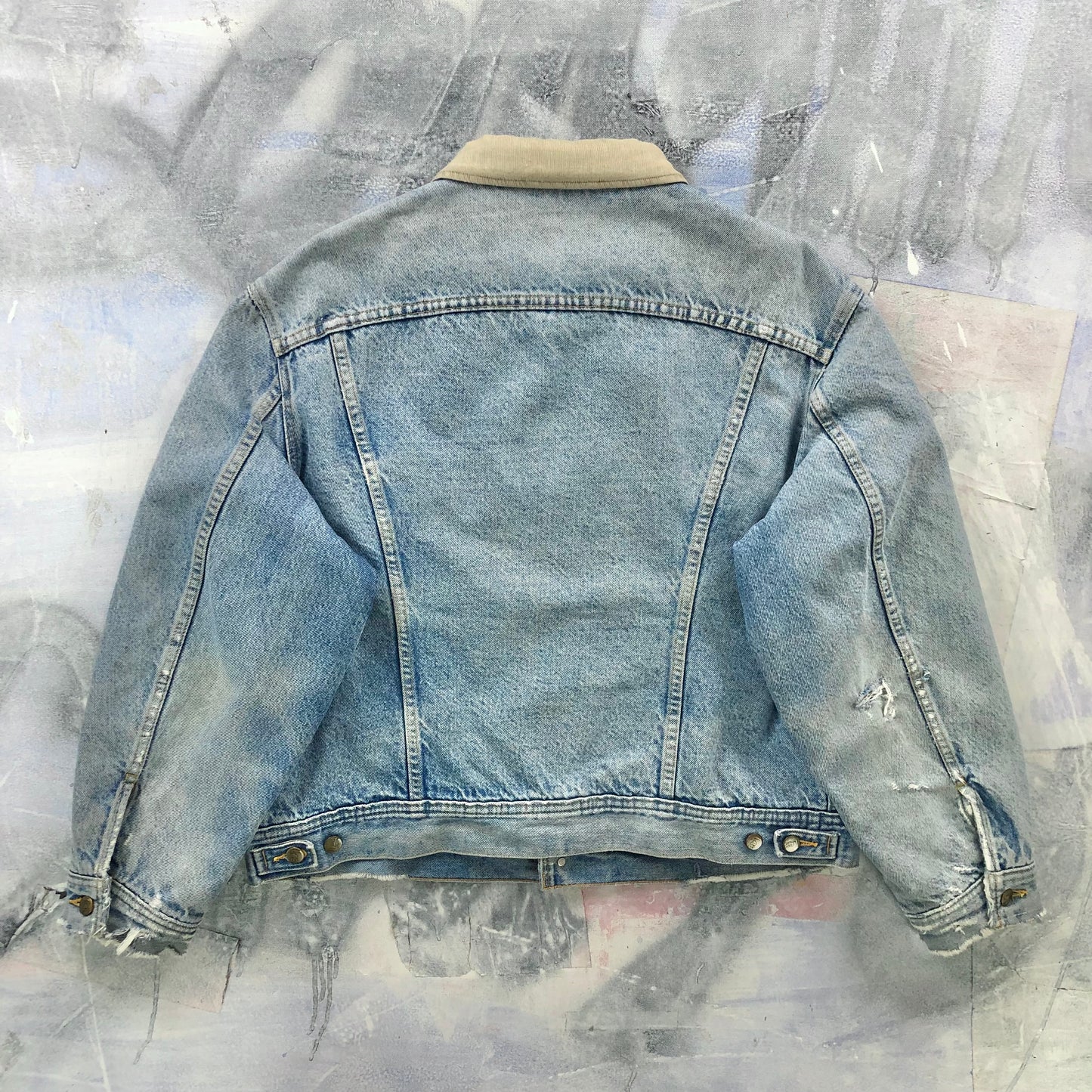 Vintage Lee Storm Rider Denim Button Jacket XL