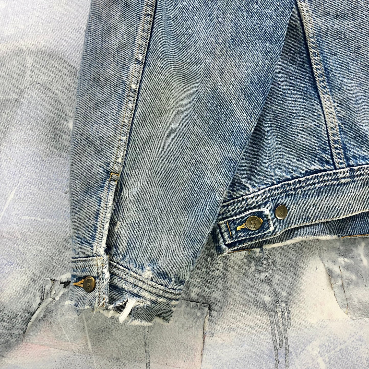 Vintage Lee Storm Rider Denim Button Jacket XL