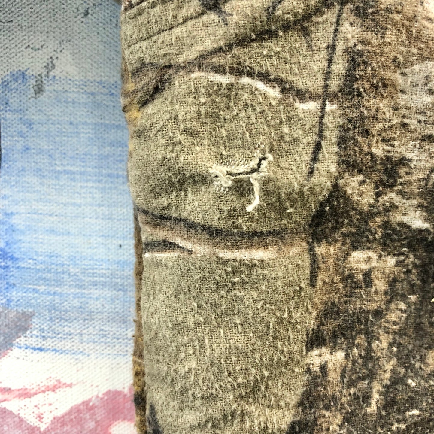 Vintage Real Tree Camo Quilted Lined Button Flannel XL