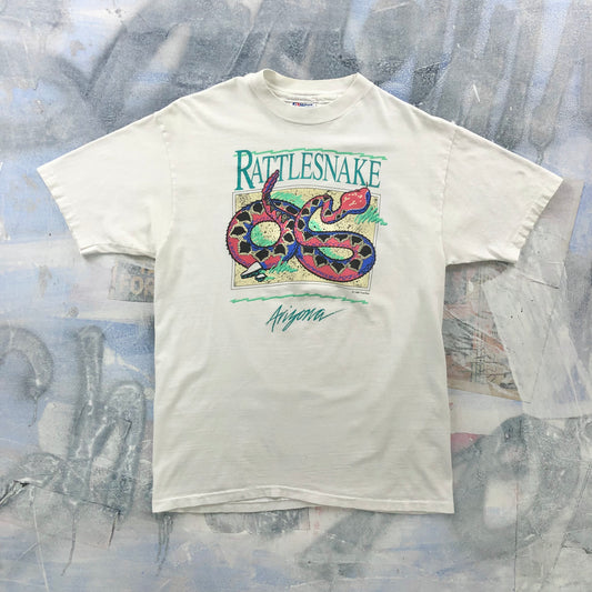Vintage USA 80s Rattlesnake Arizona Single Stitch T Shirt L