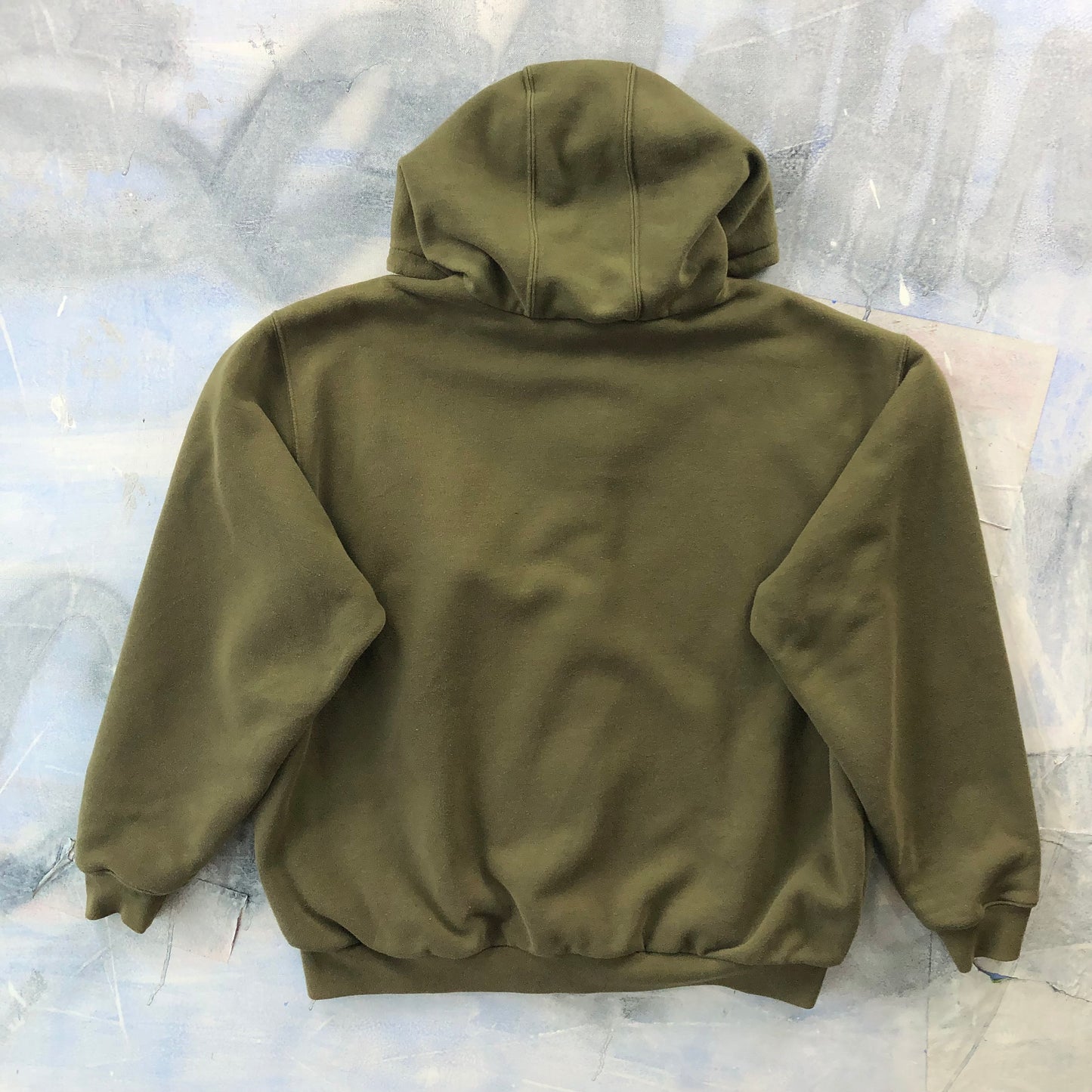 Vintage Carhartt Thermal Lined Zip Hoodie Sweatshirt XL
