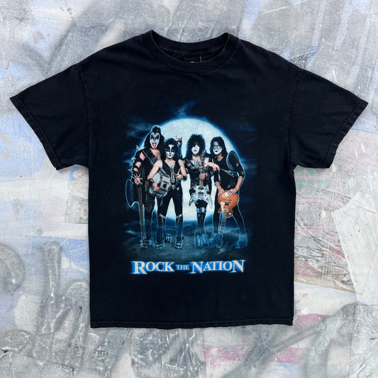 Vintage Kiss Rock The Nation T Shirt M