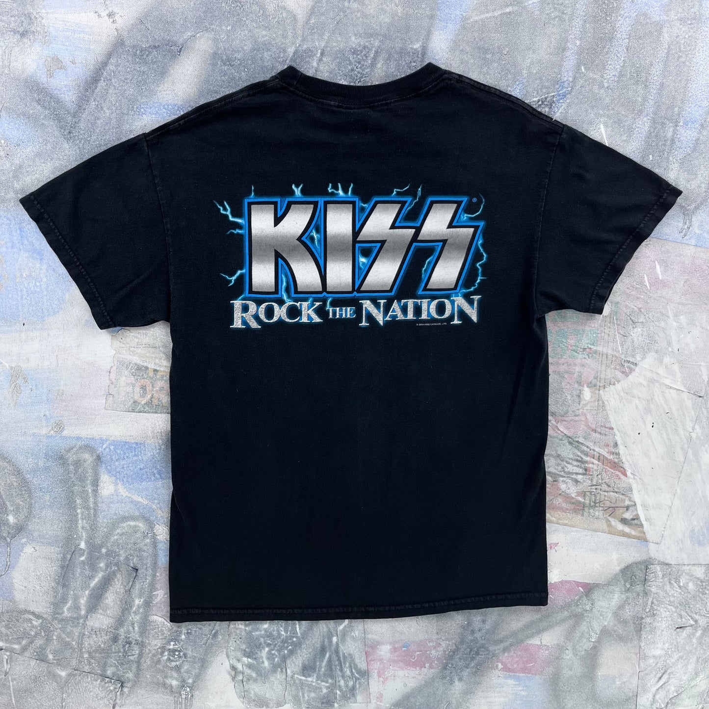 Vintage Kiss Rock The Nation T Shirt M
