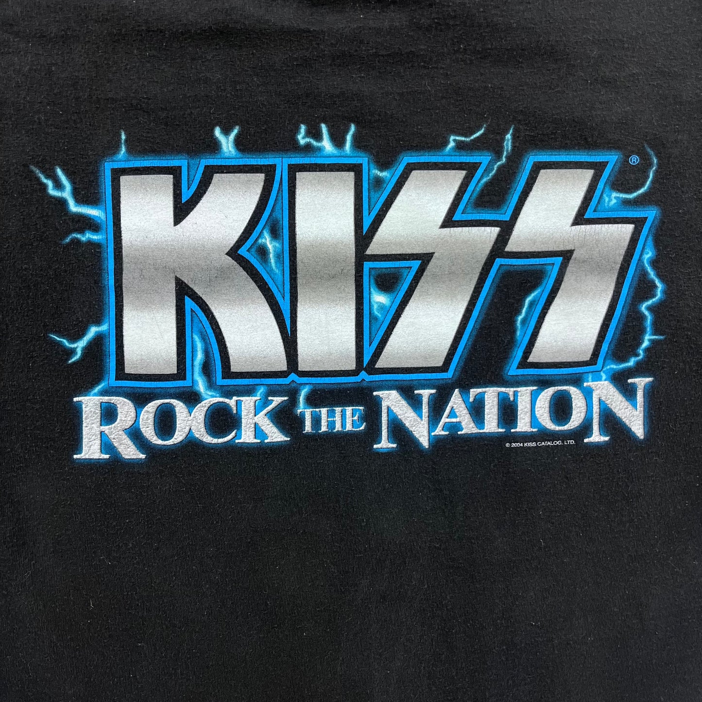 Vintage Kiss Rock The Nation T Shirt M