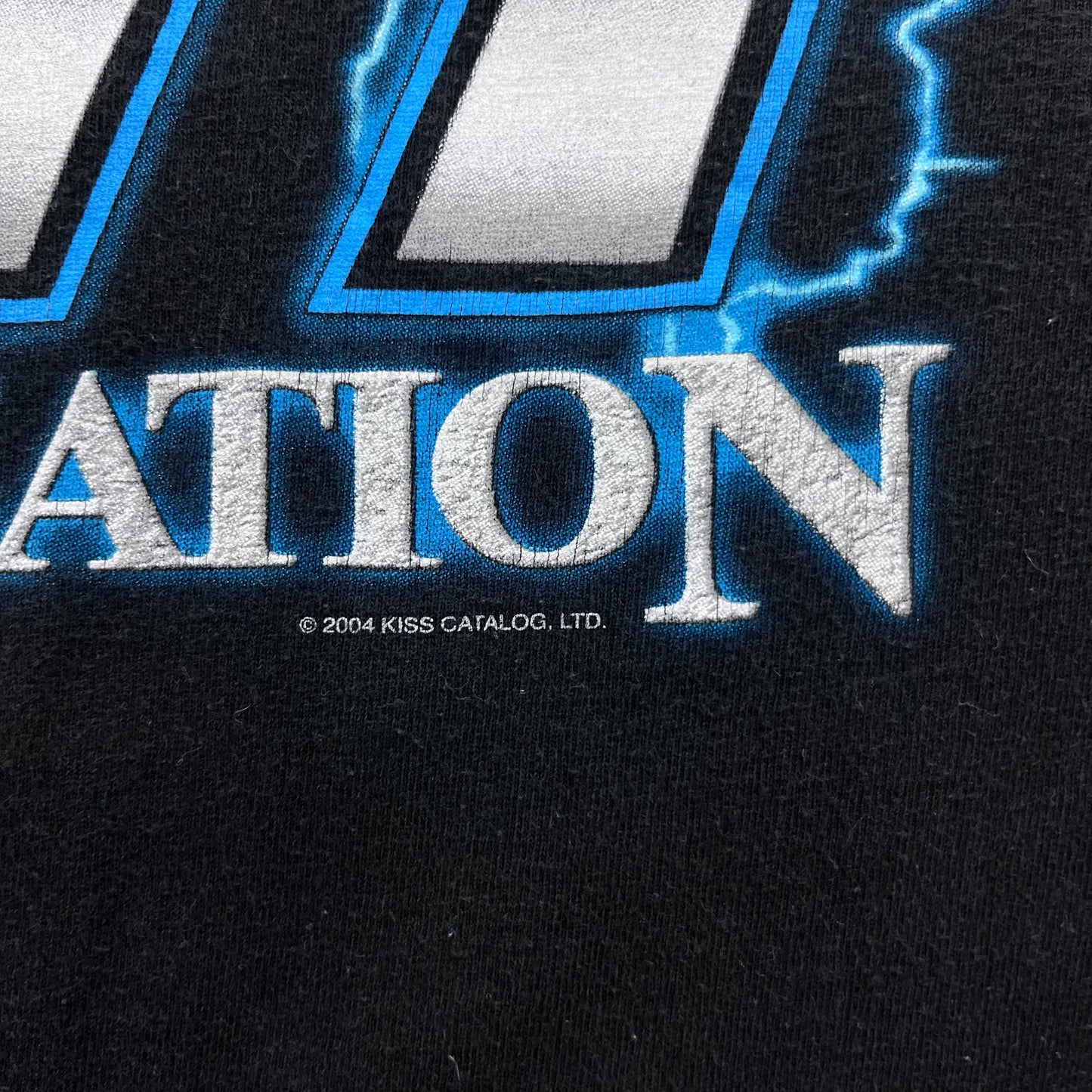 Vintage Kiss Rock The Nation T Shirt M
