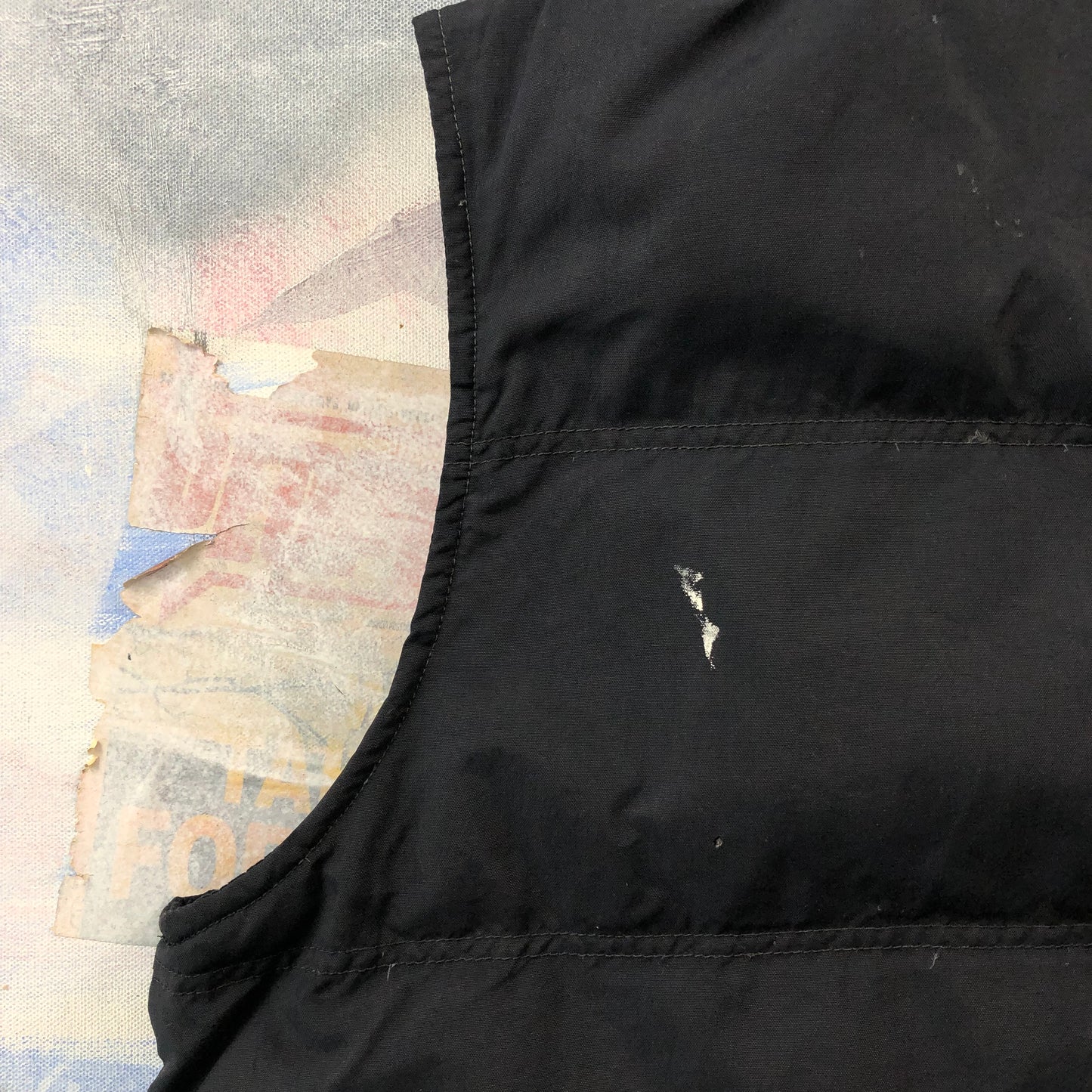 Vintage Carhartt Down Vest Zip Button Jacket L