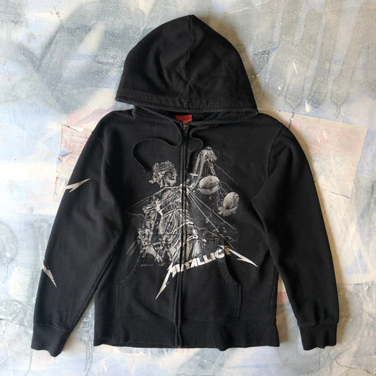 Vintage Metallica Justice For All Bravado Zip Hoodie Sweatshirt M