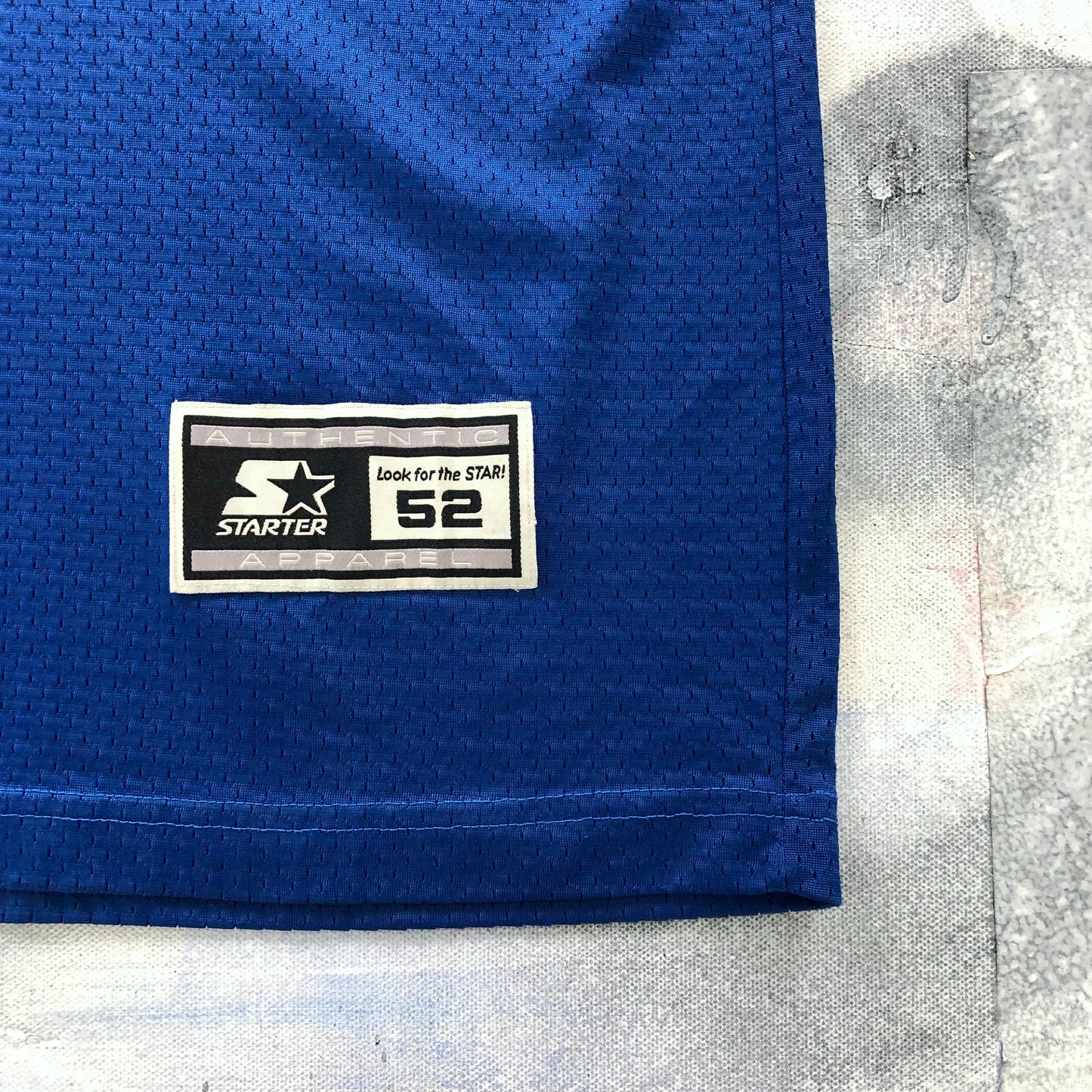 Vintage USA 90s Starter NFL Indianapolis Colts Jim Harbaugh 4 Jersey XL