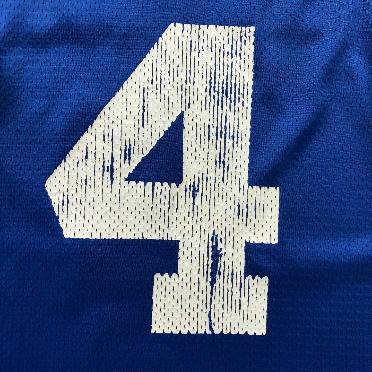 Vintage USA 90s Starter NFL Indianapolis Colts Jim Harbaugh 4 Jersey XL