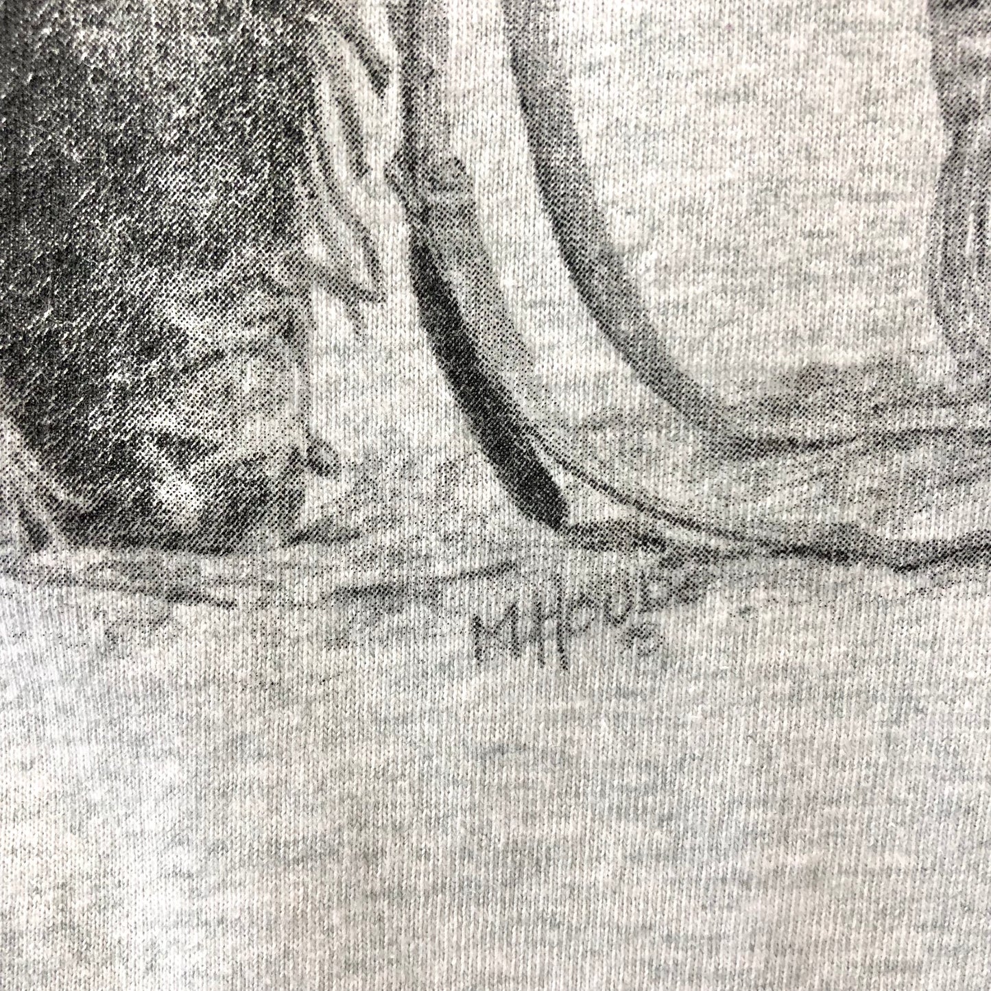 Vintage Marc Houde Cowboy Artwork T Shirt XL