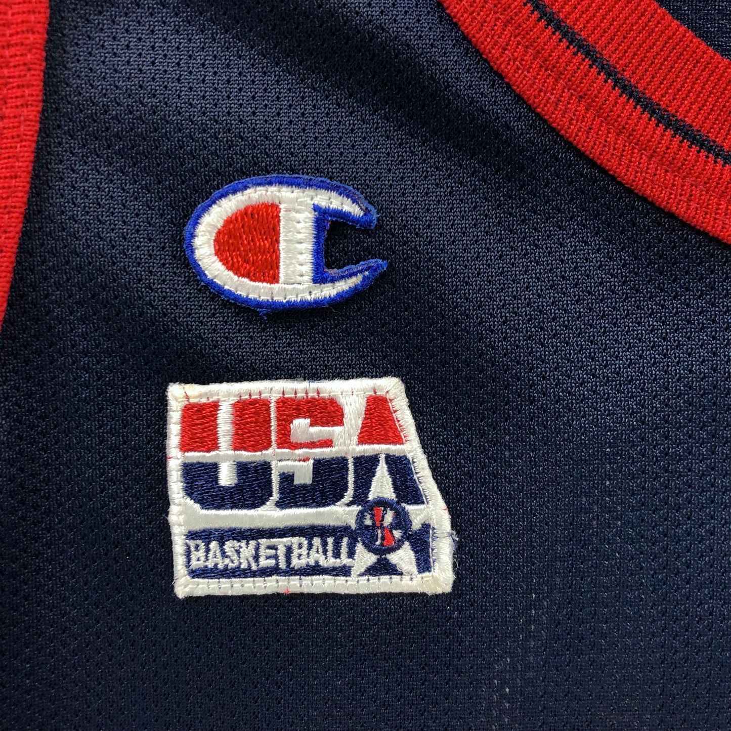 Vintage Champion Olympic USA Basketball Shaquille O`Neal 13 Jersey L