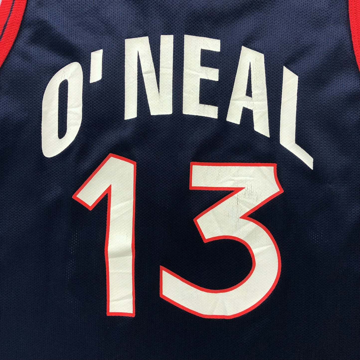 Vintage Champion Olympic USA Basketball Shaquille O`Neal 13 Jersey L