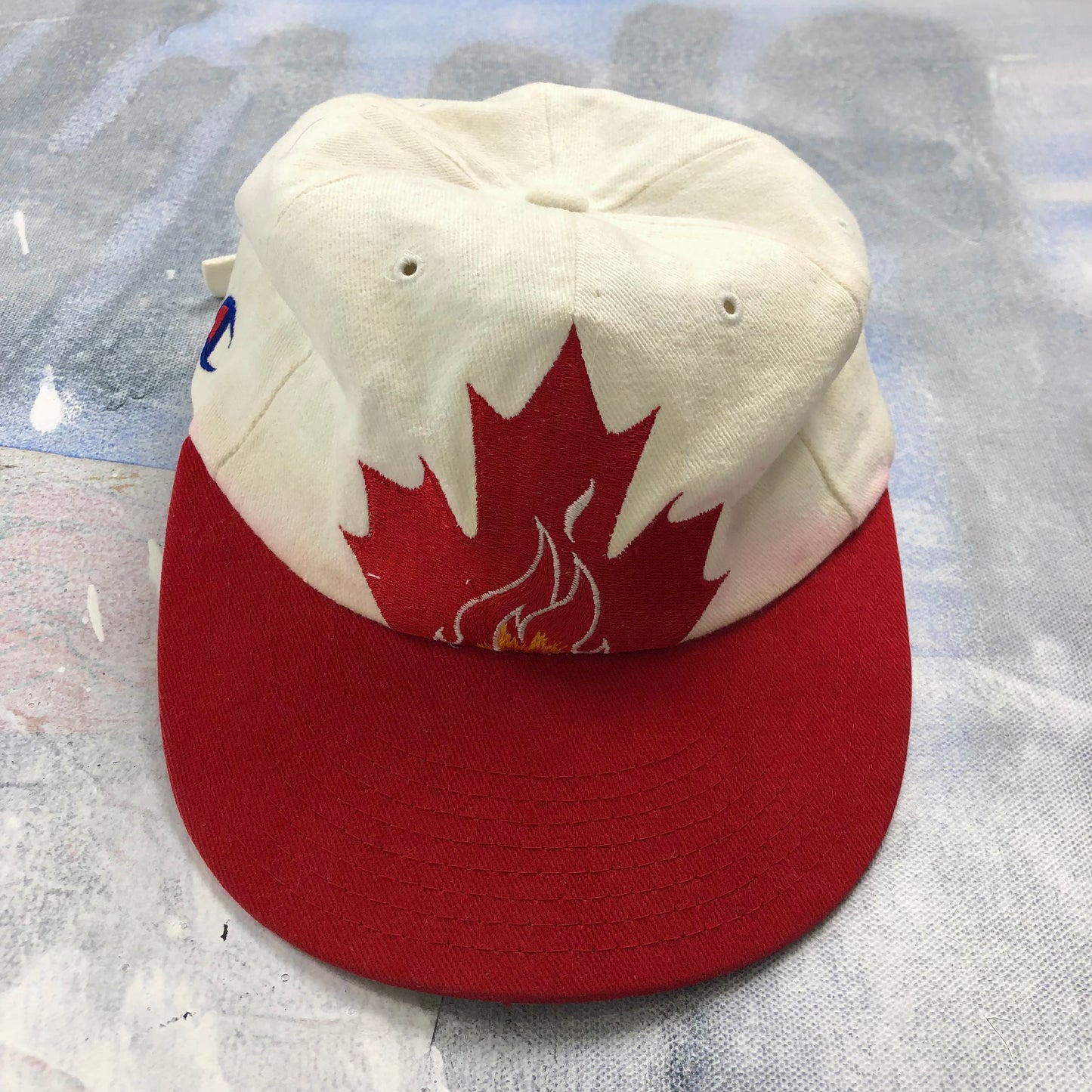 Vintage Champion 90s Canada Winter Olympic Snapback Hat