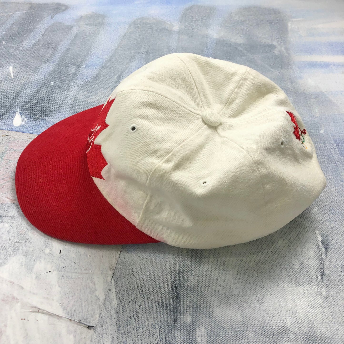Vintage Champion 90s Canada Winter Olympic Snapback Hat