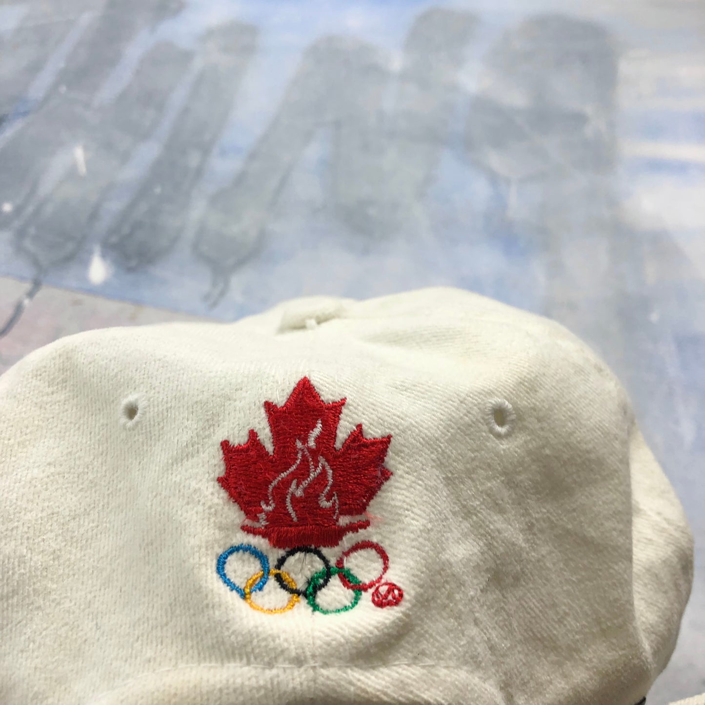 Vintage Champion 90s Canada Winter Olympic Snapback Hat