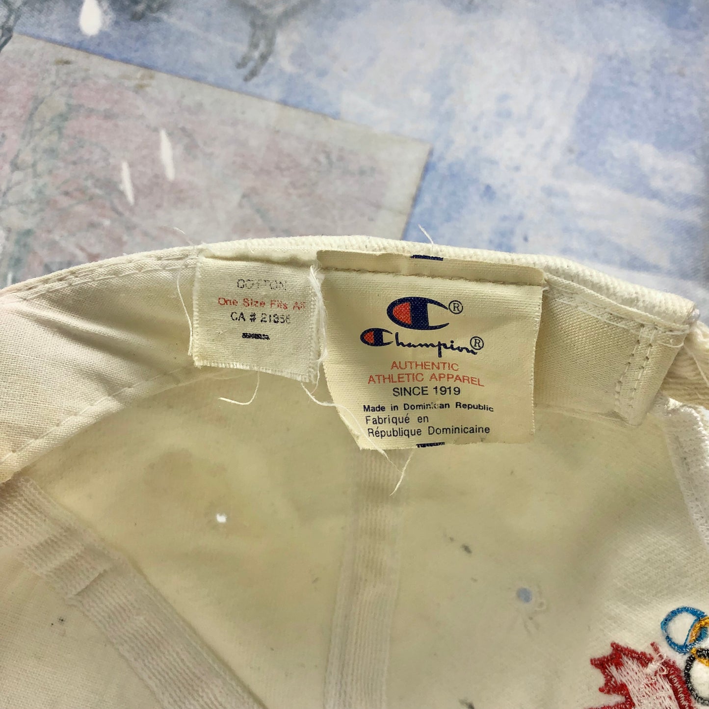 Vintage Champion 90s Canada Winter Olympic Snapback Hat