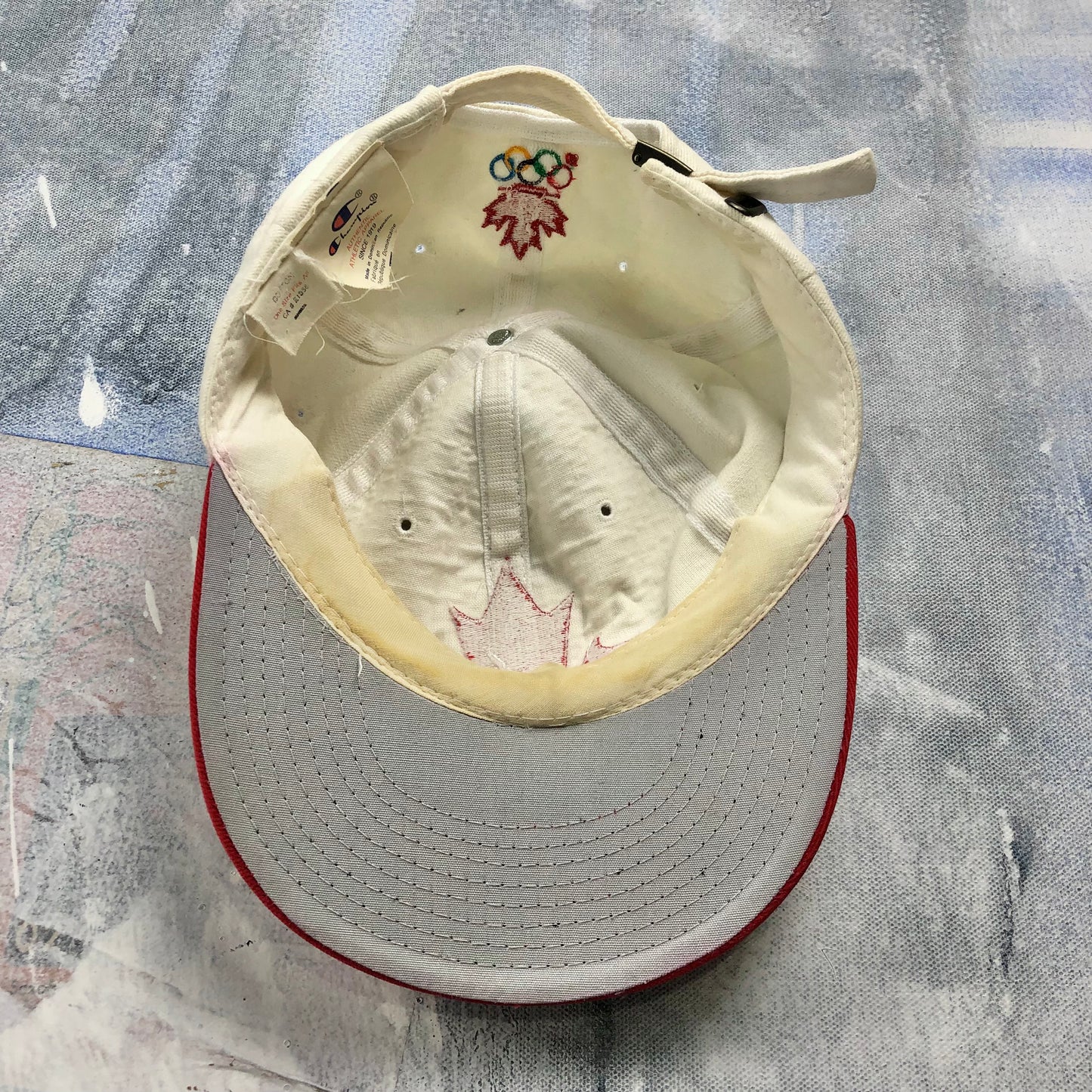 Vintage Champion 90s Canada Winter Olympic Snapback Hat