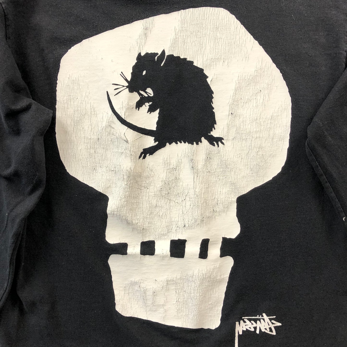 Vintage Stussy Worldwide Tribe Skull Rat Long Sleeve T Shirt M
