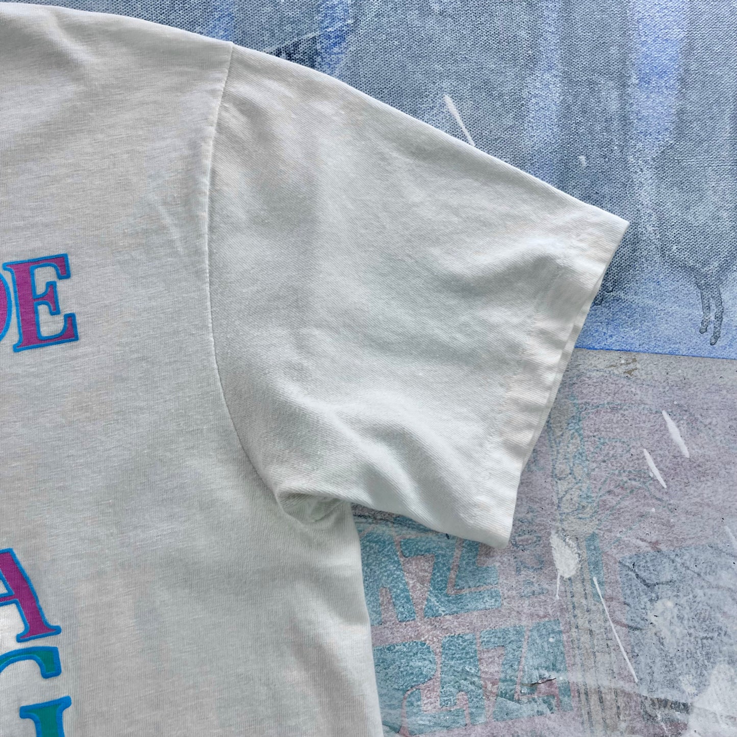 Vintage 80s USA University De California Surfing Single Stitch T Shirt M