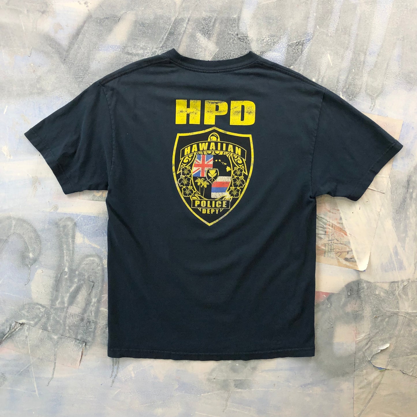 Vintage Hawaiian Police Department T Shirt L