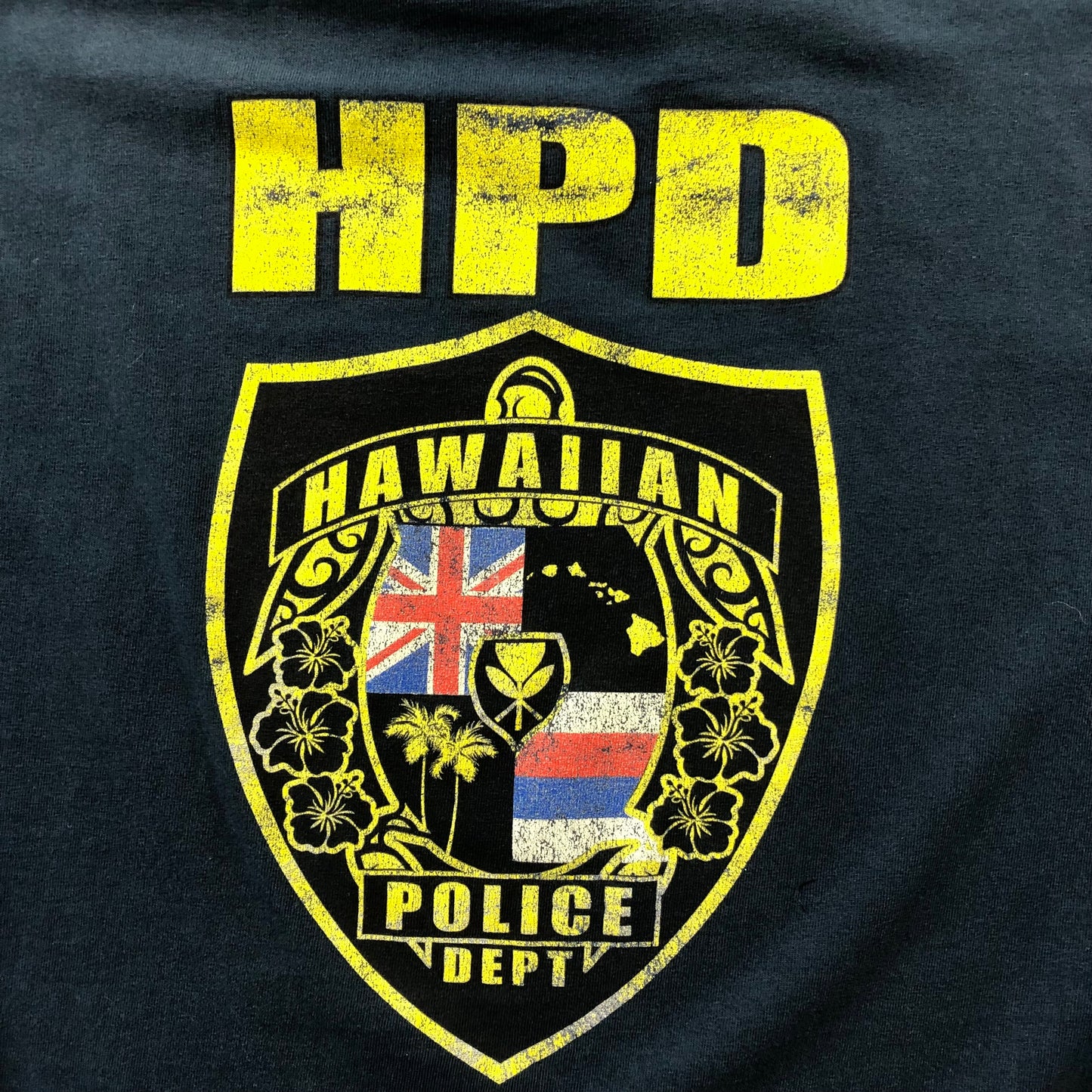 Vintage Hawaiian Police Department T Shirt L