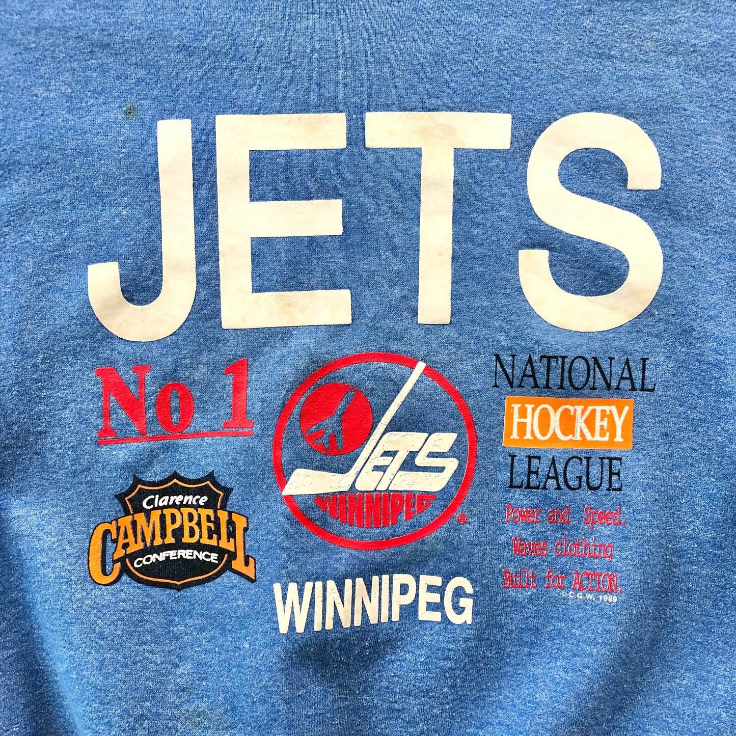 Vintage NHL Winnipeg Jets Crewneck Sweatshirt XL