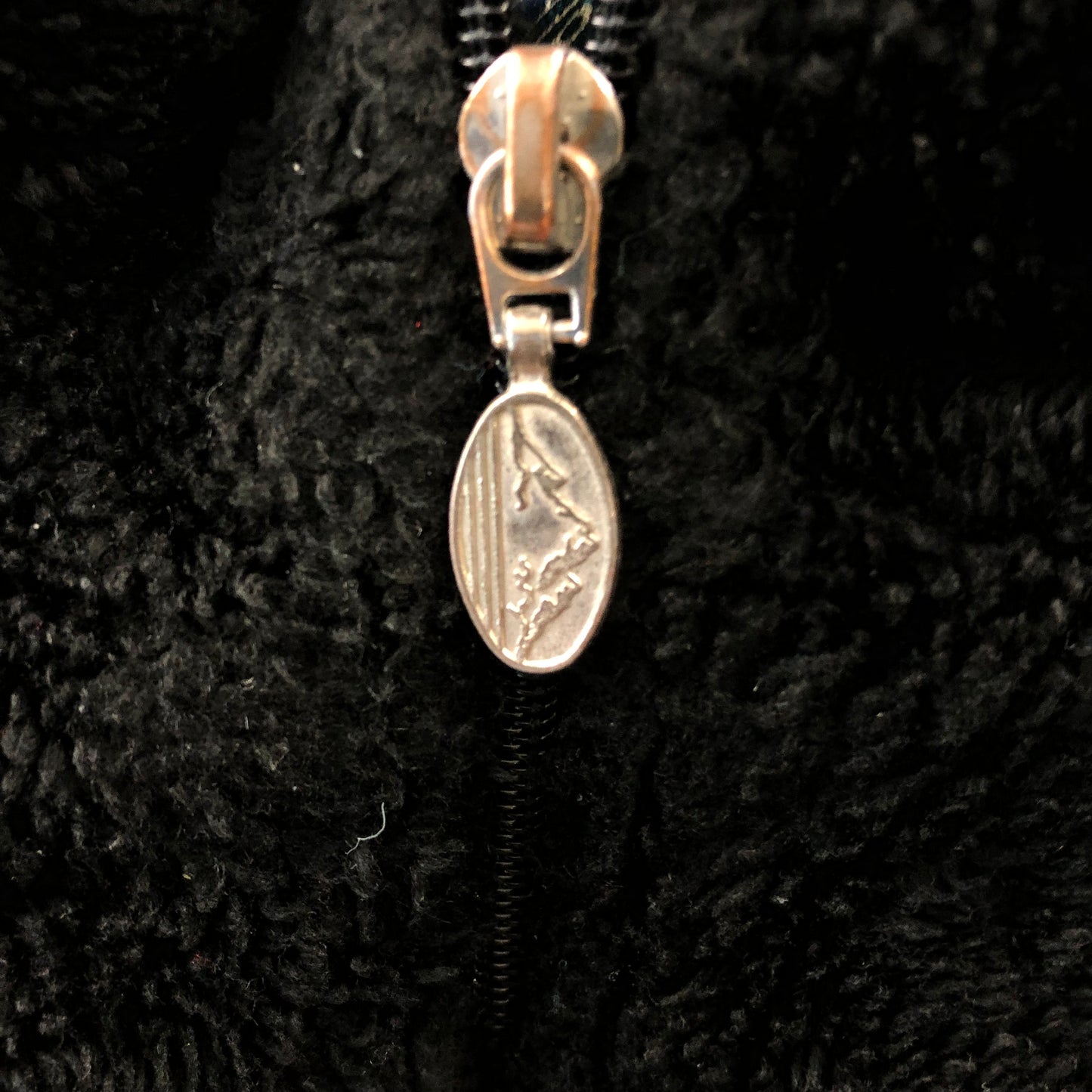 Vintage Eagle Design Full Zip Fleece Sweatshirt M