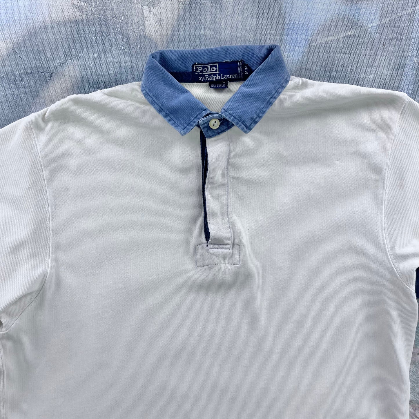 Vintage 90s Polo Ralph Lauren P Wing Stadium Rugby Shirt M