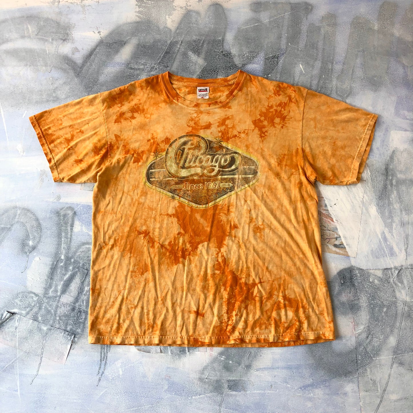 Chicago Band Since 1967 Tie Dye T Shirt XL