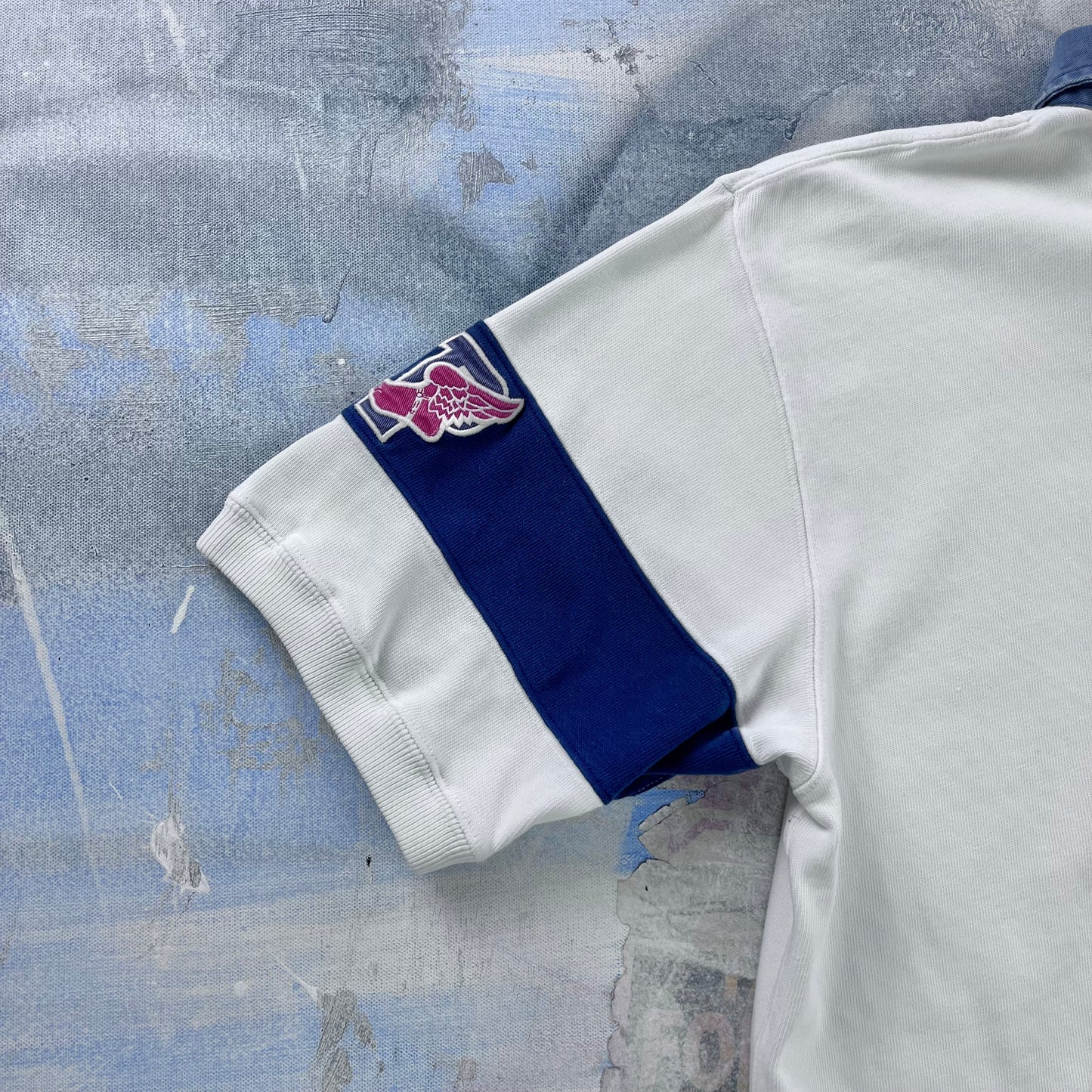 Vintage 90s Polo Ralph Lauren P Wing Stadium Rugby Shirt M
