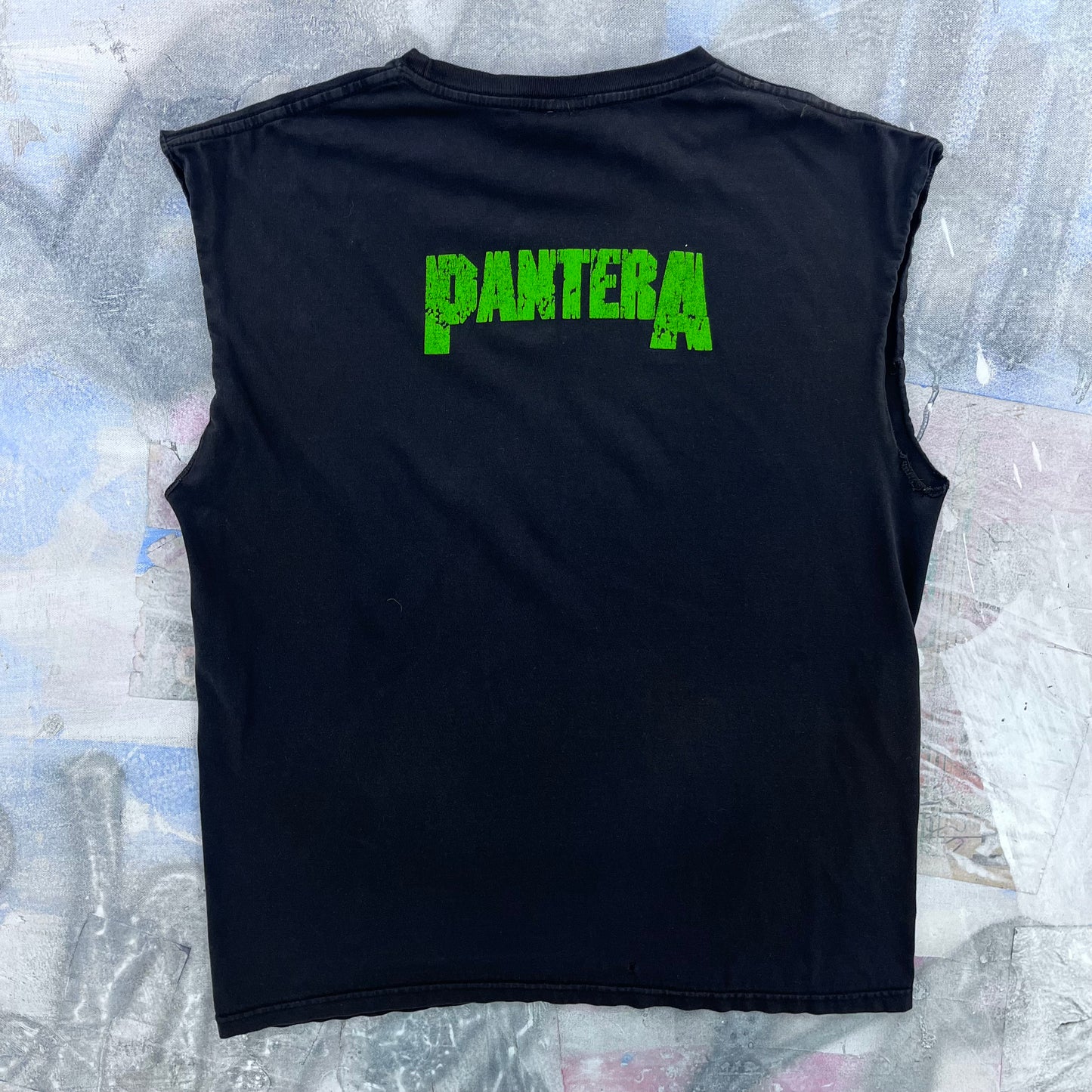 Vintage Y2K Pantera Far Beyond Driven Custom Cutt Off T Shirt XL